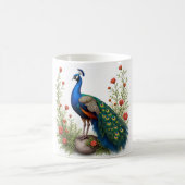 Elegante Peacock Coffee Tasse (Mittel)