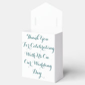 Elegante Peacock GASTGESCHENK HOCHZEIT BOXES Geschenkschachtel (Geöffnet)