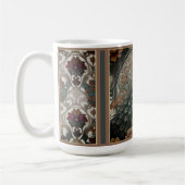 Elegante Peacock-Tasse Kaffeetasse (Links)