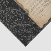 Elegante Peacock Vintag Botanische Vogeldekoupage Seidenpapier (Ausschnitt)