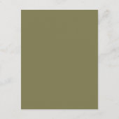 Elegante Pearl White und Elvory Rose Wedding Begleitkarte (Rückseite)