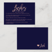 Elegante Peitsche Nachsorge Rose Goldmedaille Visitenkarte (Vorne/Hinten)