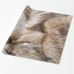 Elegante Pelzbeschaffenheit Geschenkpapier