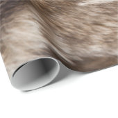 Elegante Pelzbeschaffenheit Geschenkpapier (Rolleneckpunkt)