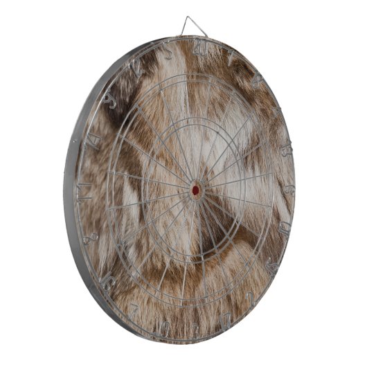 Elegante Pelzstruktur Dartscheibe (Vorderseite Links)