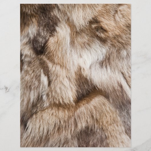 Elegante Pelzstruktur Flyer (Vorne)