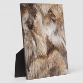 Elegante Pelzstruktur Fotoplatte (Seite)