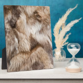 Elegante Pelzstruktur Fotoplatte (Seite)