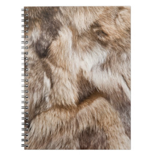 Elegante Pelzstruktur Notizblock