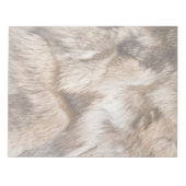 Elegante Pelzstruktur Notizblock (Vorderseite)