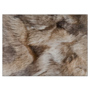 Elegante Pelzstruktur Schneidebrett