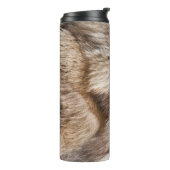 Elegante Pelzstruktur Thermosbecher (Nach links gedreht)