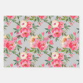 Elegante Peonies Geschenkpapier Set (Vorderseite 3)