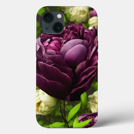Elegante Peonies & Rose - Fall Case-Mate iPhone Hülle (Rückseite)