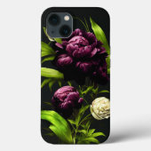 Elegante Peonies & Rose - Fall Case-Mate iPhone Hülle (Rückseite)