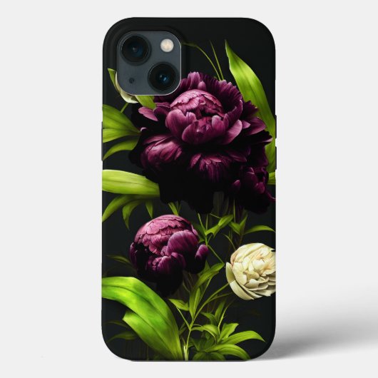 Elegante Peonies & Rose - Fall Case-Mate iPhone Hülle (Rückseite)
