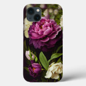 Elegante Peonies & Rose - Fall Case-Mate iPhone Hülle (Rückseite)