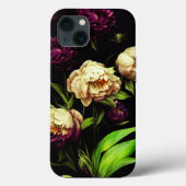 Elegante Peonies & Rose - Fall Case-Mate iPhone Hülle (Rückseite)