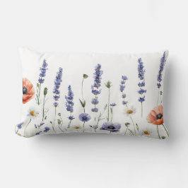Elegante Peony Blooms Pillow Lendenkissen