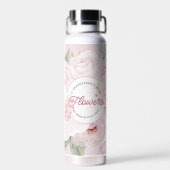 Elegante Peony Blume Großeltern Wir wählen Sie aus Trinkflasche (Rückseite)