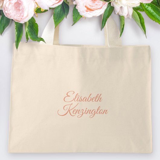 Elegante Peony Blume Wedding Gift Mini Stoffbeutel