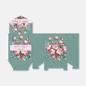 Elegante Peony Bouquet Geschenkschachtel (Ungefaltet)