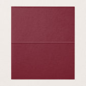 Elegante Peony Burgundy Hochzeit der Blütenwelt (Innenseite Aufgefaltet)