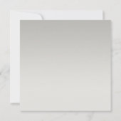 Elegante Peony Hydrangea Rose Blume Hochzeit Einladung (Rückseite)