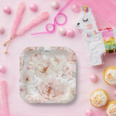 Elegante Peony Paper-Teller Pappteller (Party)