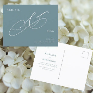 Elegante Periwinkle Hochzeit - Heiratsantrag Postkarte