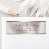 Elegante Perle und Rose Goldene Imitate Hochzeit (Insitu)