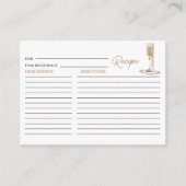 Elegante Perlen im Wasser und Bridal-Show in Prose Begleitkarte (Vorderseite)