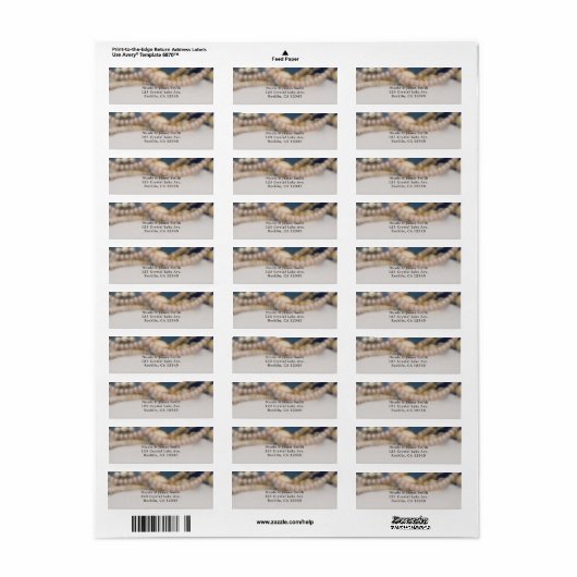 Elegante Perlen & Muscheln Beach Wedding (Vorne)