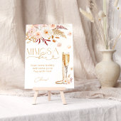 Elegante Perlen & Prosecco Bridal Mimosa Bar Poster