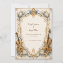 Elegante Perlenblaue Florale Saiten Hochzeit Luxus