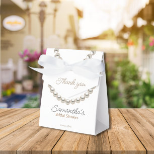 Elegante Perleneinladung Geschenkboxen Geschenkschachtel