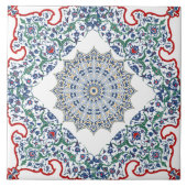 Elegante persische Dekoration Fliese (Vorderseite)