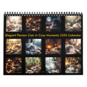 Elegante persische Katzen in gemütlichen Momenten  Kalender (Titelbild)