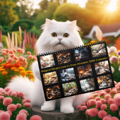Elegante persische Katzen in gemütlichen Momenten  Kalender
