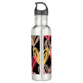 ELEGANTE PERSONALISIERT HEARTS PATTERN EDELSTAHLFLASCHE (Rückseite)