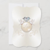 Elegante Personalisiert Love Bird Hochzeit Einladu Einladung (Rückseite)