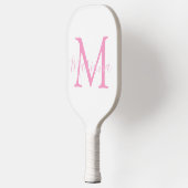 elegante personalisiert rosa, minimalistisch gürtl pickleball schläger (Links)
