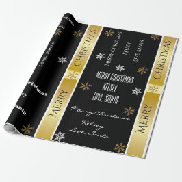 Elegante Personalisiert Santa Maria degli Angeli Geschenkpapier