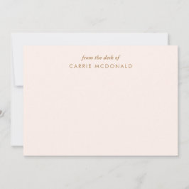 Elegante Personalisiert Stationery Mitteilungskarte