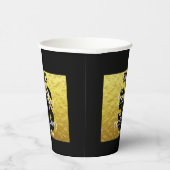 Elegante Personalisierte 50. Geburtstagsparty Pappbecher (Rechts)