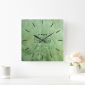 Elegante Personalisierte Acrylmauer-Uhr Quadratische Wanduhr (Zuhause)