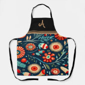 Elegante Personalisierte Anfangsbezeichnung Schürz Schürze (Vorderseite)