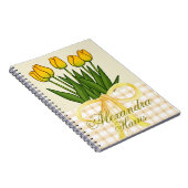 elegante personalisierte Blumen Notizblock (Rechte Seite)