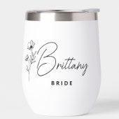 Elegante Personalisierte Blumenbrücke