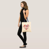 Elegante Personalisierte Blumenbrücke Tragetasche (Vorderseite (Model))